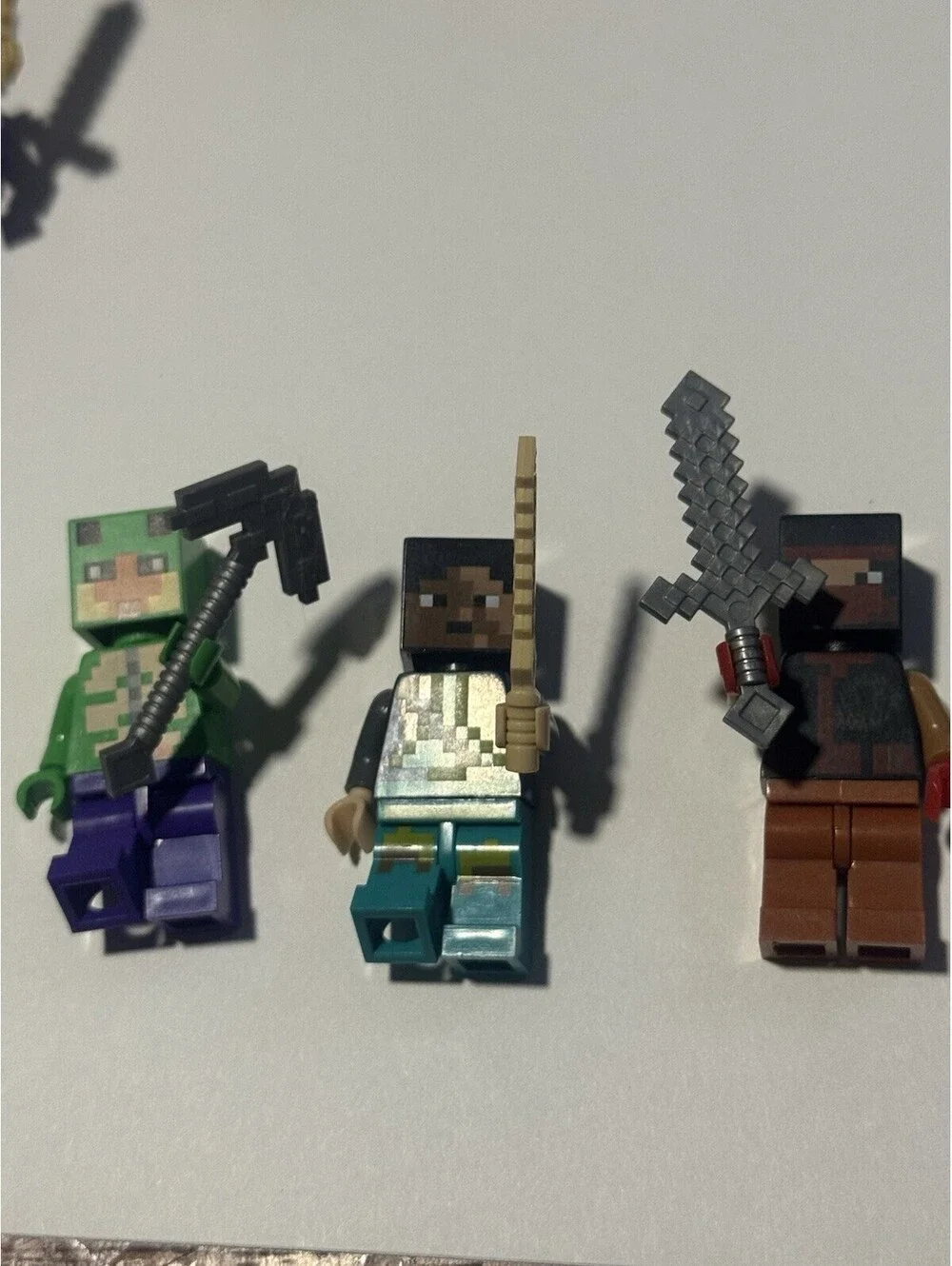 minecraft lego minifigures lot Plus Huge Bag Of Legos